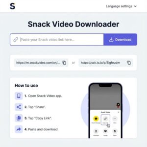 TERBONGKAR! Cara Paling Gampang Download Snack Video Tanpa Watermark, Nggak Perlu Aplikasi, Cukup Lewat Browser!