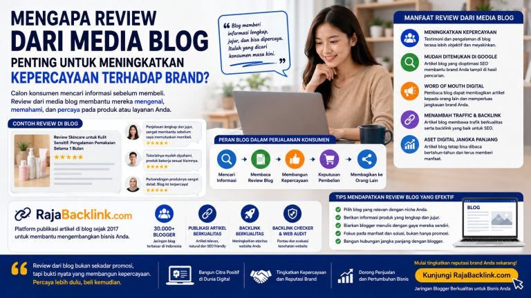 Mengapa Review dari Media Blog Penting untuk Meningkatkan Kepercayaan terhadap Brand?
