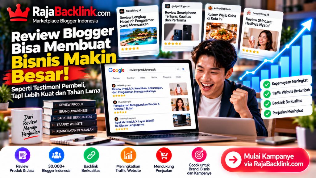 Ingin Bisnis Makin Besar? Jangan Remehkan Kekuatan Review Blogger
