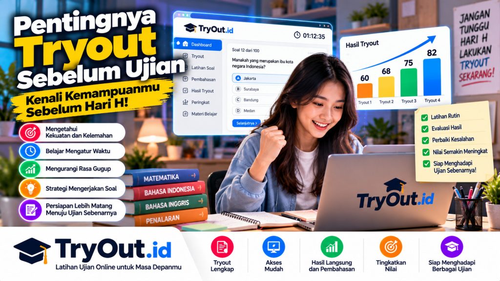 Pentingnya Tryout Sebelum Ujian: Jangan Tunggu Hari H untuk Mengetahui Kemampuanmu